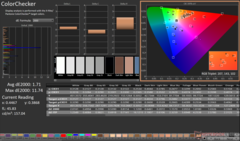 校准后的 ColorChecker