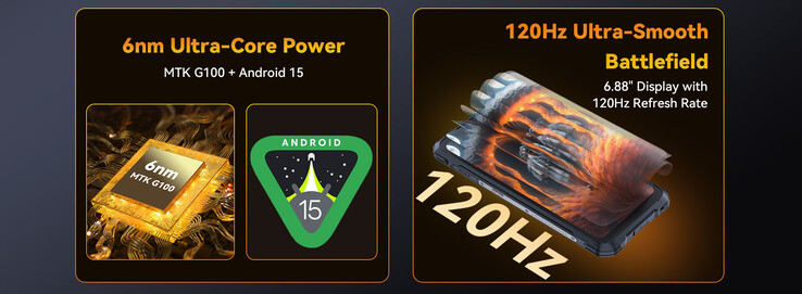 这款手机搭载Android 15（图片来源：Cubot）
