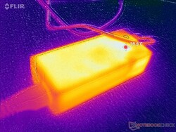 交流适配器负载时温度超过 40 C