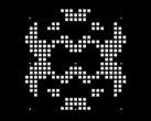 Phone (3) 的全新 Glyph Matrix 界面。(图片来源：Nothing）