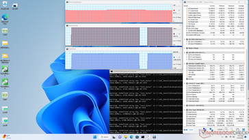 HWiNFO SSD在受压时的情况。注意稳定的温度和连续读取率