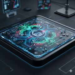 光子芯片概念图