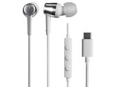 Audio-Technica ATH-CKD30C USB-C 入耳式耳机配备了高品质数模转换器（DAC）和四种尺寸的耳塞。