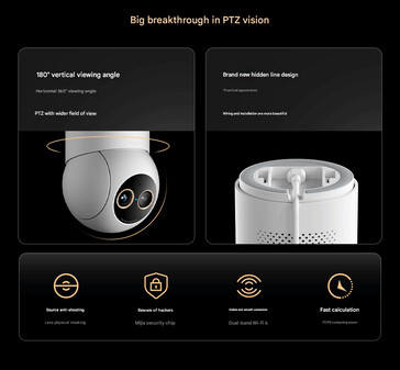智能相机 4 变焦版的设计和视角（图片来源：Xiaomi - 机器翻译）