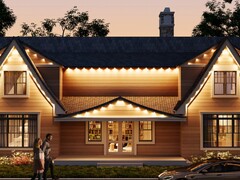 继 E120(上图)之后,Eufy 还将推出永久性户外灯 E22。(图片来源:Eufy)