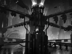 进化 2》在被工作室放弃时已经有了概念图。(图片来源：TJ Frame）