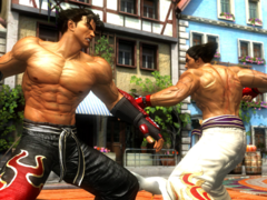 铁拳 Tag Tournament 2 中的风间仁和三岛和也（图片来源：Fighters Generation）