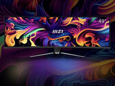 微星在中国首发 MPG 491CQP QD-OLED。(图片来源：微星科技）