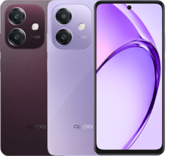 Oppo A5i 智能手机有星空紫和星云红两种配色（图片来源：Oppo）