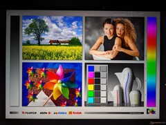 宽广的 IPS 视角。与微型 LED 相比，色彩和对比度更容易衰减