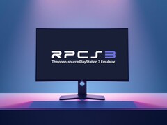 电脑显示器上显示的 RPCS3 PS3 模拟器（图片来源：RPCS3，有编辑）