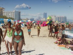 GTA 6》预告片截图。(图片来源：Rockstar Games on YouTube）