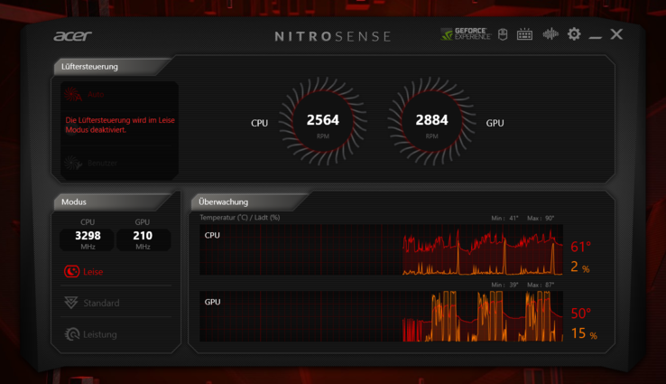 简单而易于使用：Acer NitroSense