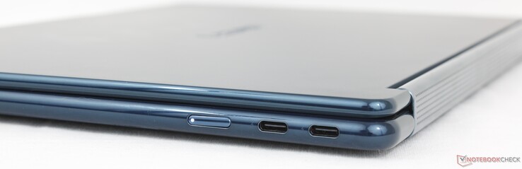 右： 2x USB-C Thunderbolt 4 w/ DisplayPort 2.1 + Power Delivery