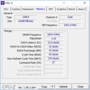 System info: CPU-Z Memory