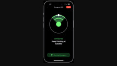 iPhone 14的紧急SOS卫星服务没有使用Starlink（图片：Apple ）。