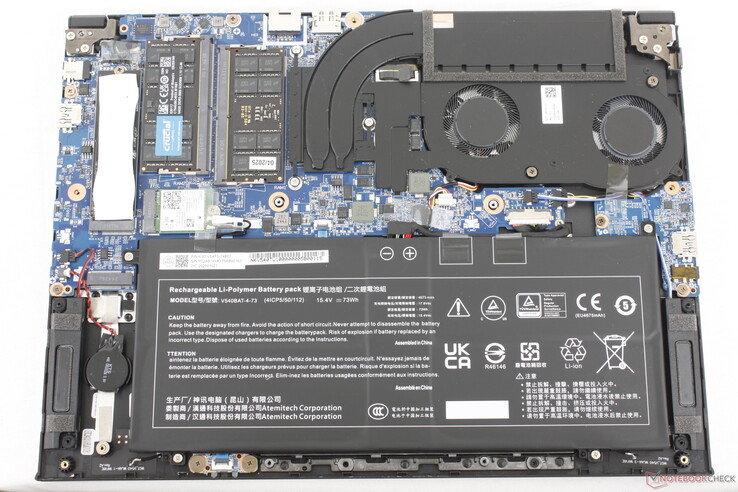 Eurocom Blitz Ultra 2 主板，带 2x SODIMM 和 2x M.2 2280 SSD 插槽