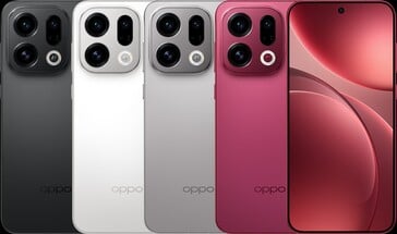 中国市场上的 Find X9 颜色。(图片来源：Oppo）