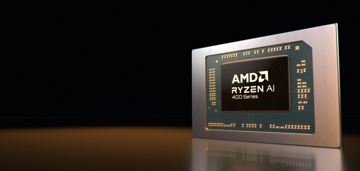 AMD Ryzen AI 400 Gorgon Point APU 性能和效率分析。(图片来源：AMD）