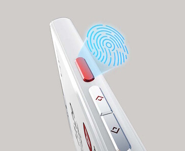 配备指纹传感器