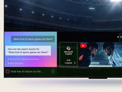 LG 电视上的 Microsoft Copilot 应用程序。(图片来源:LG)