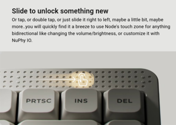 NuPhy Node75 触控条（图片来源：NuPhy）