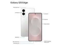 Galaxy S25 Edge 在欧元区的起价超过 1200 欧元。(图片来源：via Evan Blass）