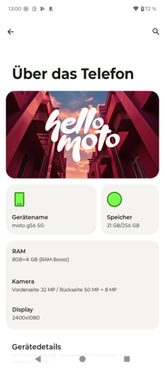 摩托罗拉 Moto G56