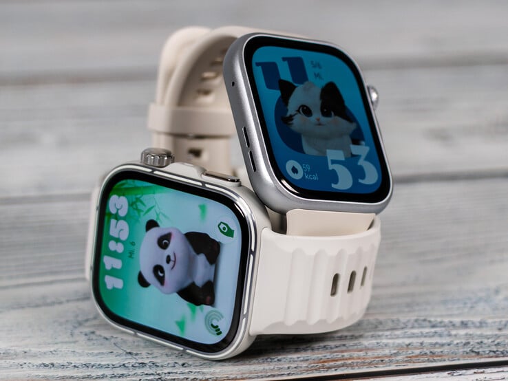 从左起Watch Fit 5 和 Watch Fit 5 Pro