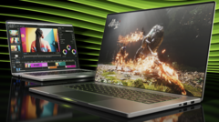移动GeForce RTX 5090 可以说受到了大多数笔记本电脑相对较低的 ~150 W TGP 限制的制约（图片来源：Nvidia）
