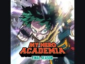 我的英雄学院》(My Hero Academia:我的英雄学院:最终季》的宣传海报,绿谷出久(Deku)在动感的背景衬托下,活力四射,表情凝重。(图片来源:@MHAOfficial via X)