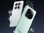 Redmi Note 14 Pro Plus（绿色）将在明天的发布会上与另外两款Redmi Note 14 机型一同亮相。(图片来源：小米）