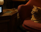 贝基-斯特恩为她的猫制作了一台由 Pi 5 驱动的 3D 打印电视（图片来源：YouTube 上的贝基-斯特恩）