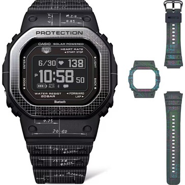 卡西欧G-Shock G-SQUAD DW-H5600EX-1JR智能手表。(图片来源：卡西欧)