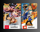 Donkey Kong Bananza 和 Street Fighter 6 amiibos（图片来源：百思买，有编辑）。