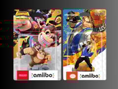 Donkey Kong Bananza 和 Street Fighter 6 amiibos（图片来源：百思买，有编辑）。