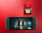 最终幻想 7 重生》在 Switch 2 游戏密钥卡和游戏机上展示（图片来源：Square Enix、任天堂美国公司）
