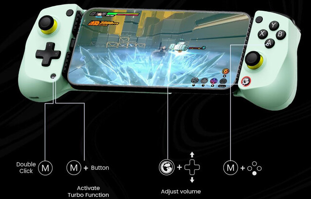 GameSir X5 Lite 符合人体工程学原理，具有霍尔效应、可点击拇指摇杆和按键快捷方式，而且价格经济实惠。