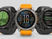 Garmin 的 Fenix 8（如图）和相关智能手表已收到 17.27 测试版。(图片来源：Garmin）