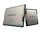兆芯处理器成功在本地部署 DeepSeek-R1 人工智能模型。图为昭信提供的 KH-4000/32 和 KX-7000/8 处理器。(图片来源：昭信科技）
