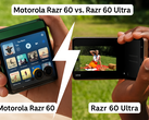 摩托罗拉 Razr 60 和 Razr 60 Ultra 外观相似，但有许多潜在买家应该注意的不同之处。(图片来源：AI 生成）