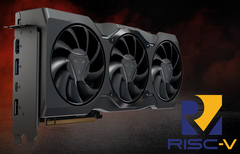 AMD 的 Radeon RX 7900 XTX 现已兼容 RISC-V。(图片来源：AMD 和 RISC-V）
