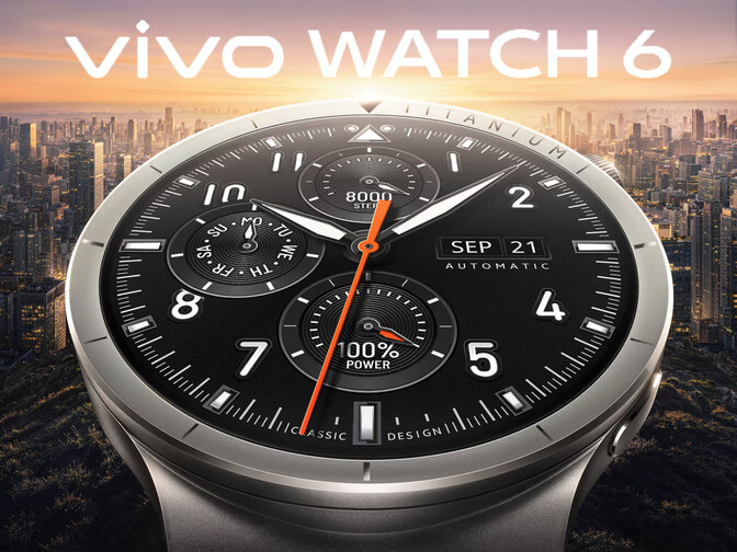 Vivo Watch 6：新款智能手表发布，配备3,500尼特AMOLED显示屏，电池