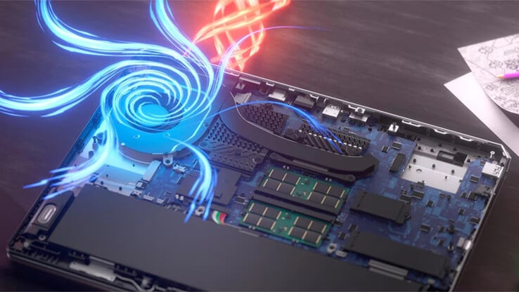LOQ Essential 15IRH11 配备可升级的内存和双 SSD,但仅有一个风扇。
