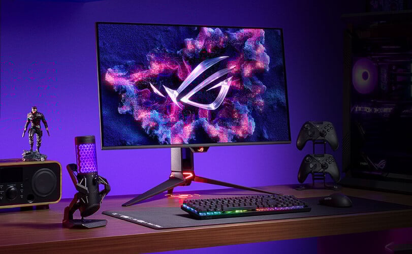 ROG Swift OLED PG32UCDMR。(图片来源：华硕）