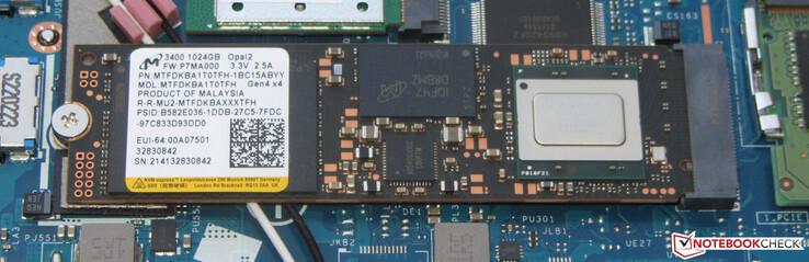 存储设备是一个PCIe 4 SSD