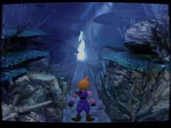 PS1 上《最终幻想 7》的 CRT 照片 图片来源：rFinalFantasy