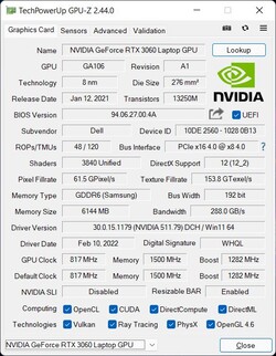 gpu-zGeForce rtx 3060