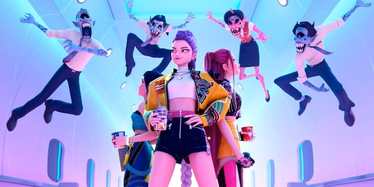 KPop 《捉妖记》将现代美学与传统文化相融合（图片来源：Netflix）