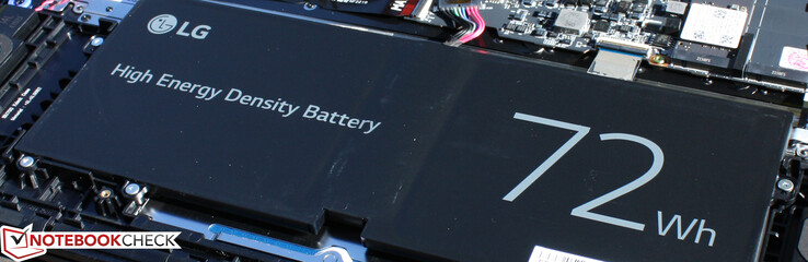 LG Ultra PC 16"（2022）：比克16的电池更小--但电池寿命更长，重量更大